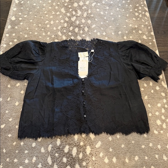 DÔEN Idella Top in Black size M NWT - Picture 3 of 8
